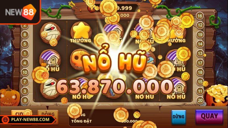 Quy trình tham gia đặt cược nổ hũ New88 khá dễ