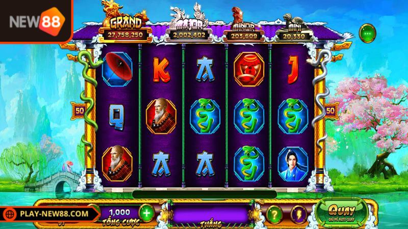 Slot game Thanh Xà Bạch Xà chuyển thể từ tuyển thuyết cùng tên