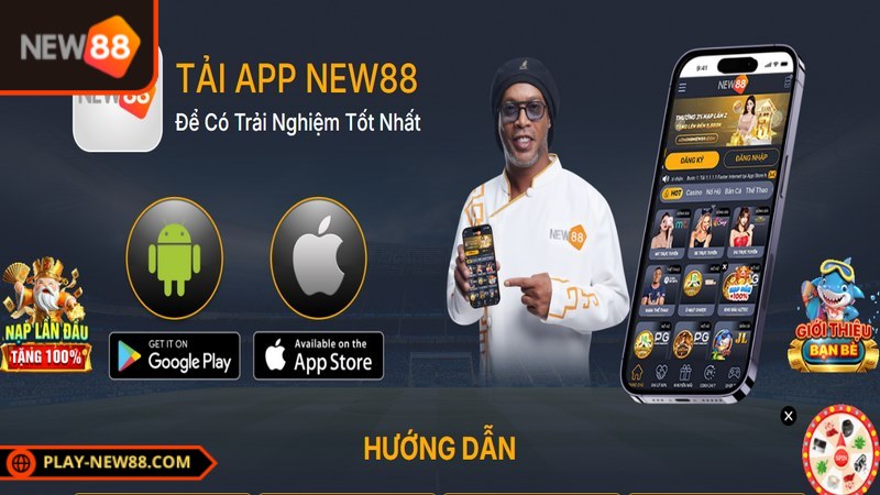 Tải app NEW88 không giới hạn cá cược cho mọi game thủ
